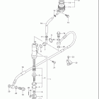 RM250,Z Задний торм цилиндр (model k3)
