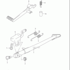 GSX-R600 Подножка