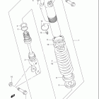 RM85,L Rear shock absorber (model k5 / k6)