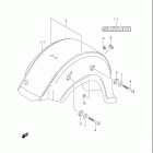 VL800 Boulevard C50 Rear fender (vl800k6 / tk6 / ck6 / k7 / tk7)