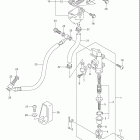 SV1000S Задний торм цилиндр