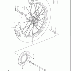 RM85,L Front wheel (rm85k2 / k3 / k4)