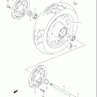 VL1500,T  Boulevard C90 Переднее колесо