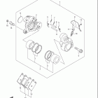 VS1400GLP Boulevard S83 Передний суппорт тормозной