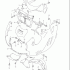 GSX600F KATANA Cowling body installation parts