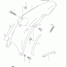 RM250,Z Rear fender (model k2 / k3 / k4 / k5 / k6)
