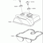 RM-Z250 Крышка головки цилиндров