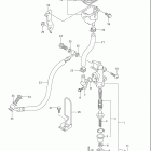 SV650,S,A Rear master cylinder (sv650sk3)