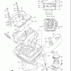VL1500 Головка цилиндров (передняя)