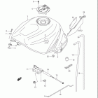 GSX-R600 Топливный бак (модель K4)