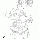 DR650SE Головка цилиндра