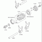 RM-Z250 2005 Gear change drum / shift fork