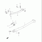 DR-Z250 Подножка