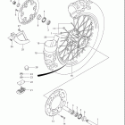 RM250 Rear wheel (model k1 / k2)
