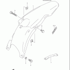 RM250 Rear fender (model k2 / k3 / k4 / k5)