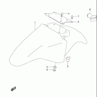 GS500F Front fender (not for u.s. market)