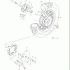 VS800GL INTRUDER Заднее колесо