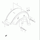 VL800,Z VOLUSIA Rear fender (model k1)