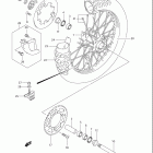 DR Z400E Заднее колесо