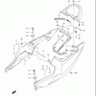 SV1000, S Seat tail cover (sv1000sk4)