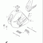 DR200SE Топливный бак (модель k4 / k5)