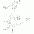 GSX-R600 Подножка