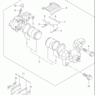 GS500F Rear caliper (model k4 / k5 / k6)