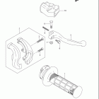 DR Z400E Рукоятка газа и тормоза