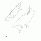 DR650SE Frame cover (model k2)