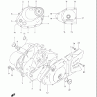 DR200SE Крышки картера
