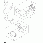 GSF1200,S,Z BANDIT Turn signal lamp (gsf1200k1 / k2 / k3)