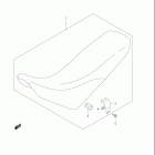 DR650SE Сиденье (model k2 / k3 / k4)