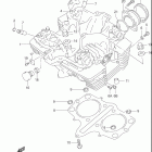 GS500F Головка цилиндра