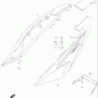 GS500F Frame cover (not for u.s. market)