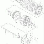 GS500F Сцепление