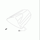 GSX-R600 Seat tail box (gsx-r600k4)