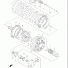 VS800GL INTRUDER Сцепление