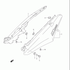 DL1000 V-STROM Seat tail cover (model k4)