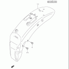 VS800GL INTRUDER Заднее крыло