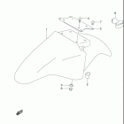 GS500F Front fender (model k4)