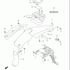 DR Z400SM Rear fender (model k5 / k6)