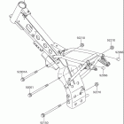 DR-Z110 Крепление двигателя