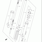DR Z125,L Front damper (dr-z125lk3 / lk4 / lk5 / lk6 / lk7)