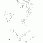 VS800GL INTRUDER Prop stand - rear brake