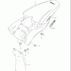 DR Z125,L Rear fender (model k4 / k5 / k6)