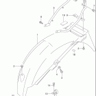 GS500F Заднее крыло