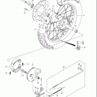 DR Z125,L Rear wheel (dr-z125lk3)