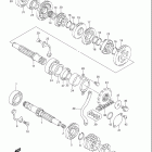 DR Z125,L Трансмиссия