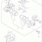 GS500F Rear caliper (not for u.s. market)