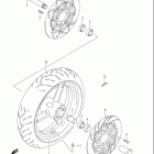 GSX-R750 Front wheel (gsx-r750xk5)